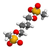 Busulfan chemotherapy drug molecule