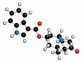 Dolasetron nausea drug molecule