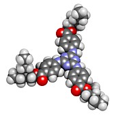 Ethyl formate molecule
