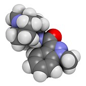 Granisetron nausea drug molecule