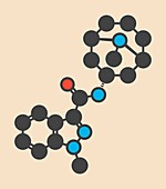 Granisetron nausea drug molecule