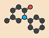 Pirfenidone drug molecule