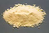 View of a pile of sulphur powder