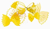 Farfalle pasta (illustration)