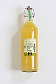 A bottle of Gegenbauer yellow tomato juice