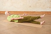 Halbe Streckposition (Yoga), Auf der Matte