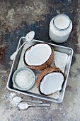 Coconut – fresh, dessicated and coconut oil