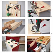 Instructions for revamping a set of drawers