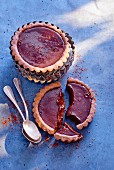 Chocolate tartlets with chilli