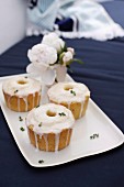 Lemon Cakes with Lemon Icing and Thyme