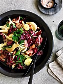 Potato, bacon and pickled fennel salad