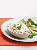 Fish pâté with feta cheese and dried tomatoes