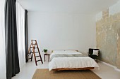 Minimalist Scandinavian designer bedroom