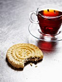 Tea and a sweet biscuit from the Middle East