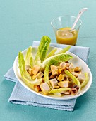 Chicken salad with anchovies