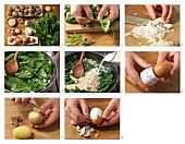 Wachsweiche Eier mit Spinatsauce & Kartoffeln zubereiten
