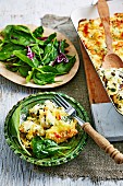 Cheese and Spinach Gnocchi Bake