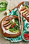 Pork Belly with Asian Greens