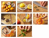 How to prepare citrus fruit dessert
