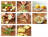 How to prepare classic Waldorf salad with pineapple