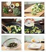 How to prepare pan-fried broccoli with Parmesan