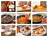 How to prepare lasagne with cream cheese