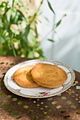 Galettes bretonnes (butter biscuits made with salted butter, France)