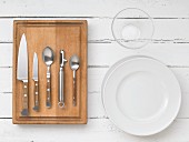 Kitchen utensils for preparing carpaccio