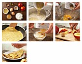 How to prepare a millet omelette with nectarines