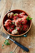 Meatballs with tomato sauce