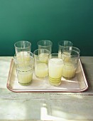 Lemonade in glasses