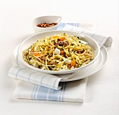 Spaghetti all'acciuga (Nudeln mit Anchovis, Italien)