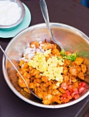 Chechebsa, ein typisches äthiopisches Frühstücksgericht