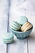 Macarons in a bowl