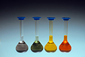 Coloured chromium solutions
