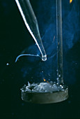 Sodium reacting with water
