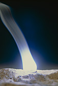 Magnesium ribbon burning in air
