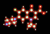 Ciprofloxin molecule