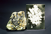 'Uraninite from Grafton,New Hampshire'