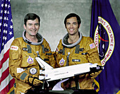 First Space Shuttle crew members