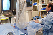 Injecting Dye for a Coronary Angiography