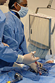 Injecting Dye for a Coronary Angiography