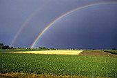 Rainbow Over Rural Idaho