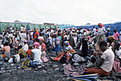 Refugee clinic in Zaire