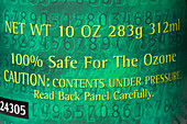 Ozonesafe Product Label