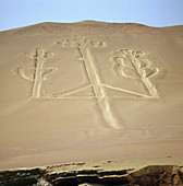 Candelabra Image,Paracas,Peru