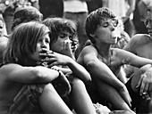 Kids smoking cigarettes
