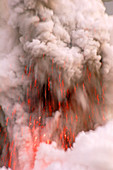 Eruption Cloud at Kilauea Volcano,Hawaii