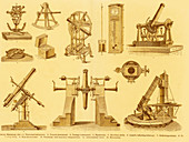 Historical astronomy instruments
