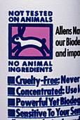 Cruelty-free Product Label